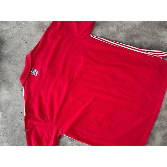 Vintage 90s Reebok NFL Pro Line Kansas City Chiefs Polo Mens XL W/ Spellout TYPO - Picture 4 of 11